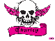 Charley pink skull