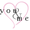 you & me.. <3