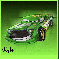 Green Cartoon Car for Kyle