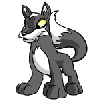 Lupe in skunk paint