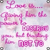 love is...