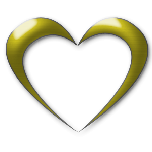 gold heart