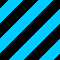 Bright Blue and Black Stripes