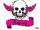 anjana pink skull