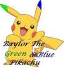 Baylor The Green & Blue Pikachu Contact table