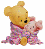 Baby Pooh - Pink Blanket