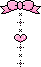 pink heart dangle 