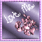 purple frame with hearts