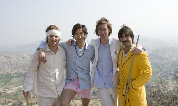owen wilson, adrien brody, wes anderson & jason schwartzman