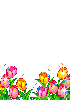 garlands/dividers - tulips