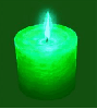 psychodelic candle