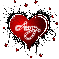 amy red animated heart