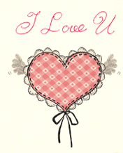 i love you flying heart