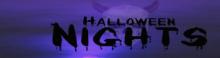 Halloween Nights Banner