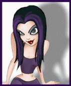 Purple Goth Girl
