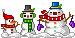 snowman trio