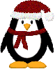 Christmas Penguin with Hat 