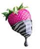 zebra dipped strawberry