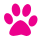 lil hot pink paw