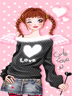 cute kawaii angel fashion girl