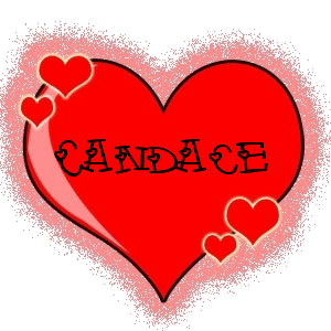 Candace in a heart