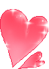 two pink heart
