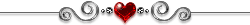 red crystal heart line