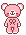 pink kawaii bear